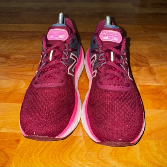 New Balance Fresh Foam X More v3 Shoes Women Sz SS (8.5?) Burgundy Running Read - Picture 5 of 13